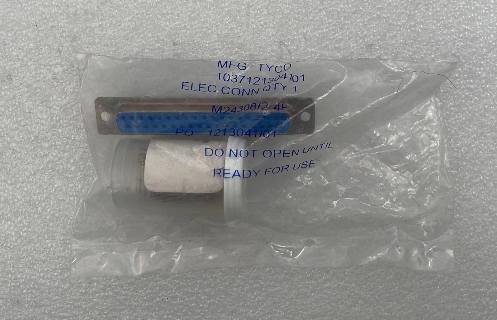 [LOT 6 PCS] TYCO M24308/2-4F D-Sub MIL Spec Connector