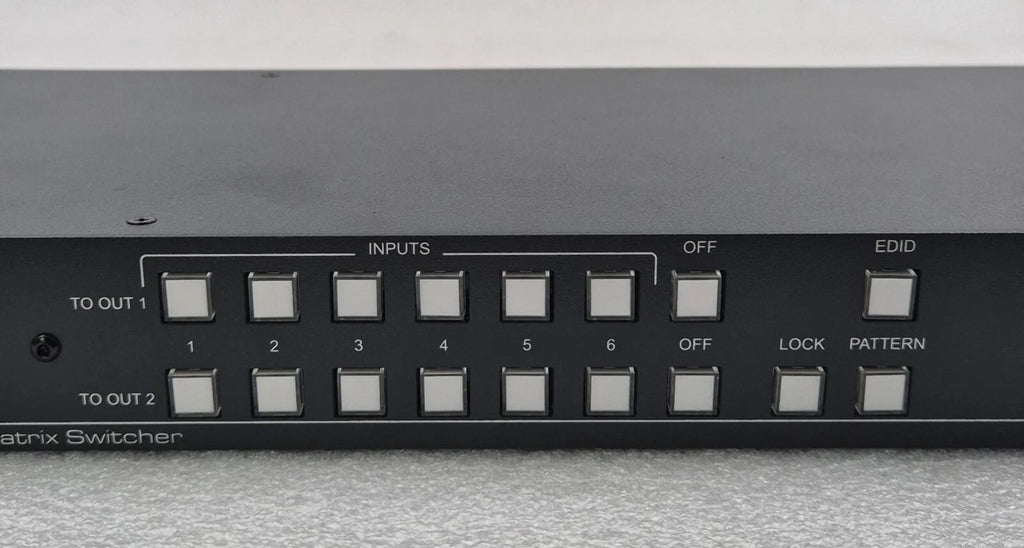 Kramer VS-62HA 6x2 HDMI / Audio Matrix Switcher Automatic UHD