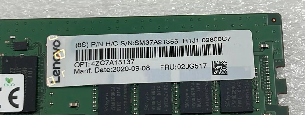 LOT 8 PCS- SK HYNIX 16GB 2Rx8 PC4-2666V HMA82GR7CJR8N-VK DDR4 Memory Server RAM