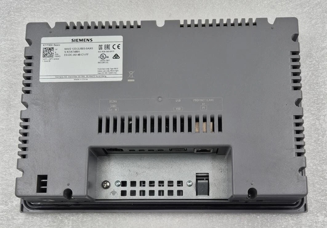 SIEMENS SIMATIC HMI TOUCH 6AV2 123-2JB03-0AX0 KTP900 Basic Operator Interface