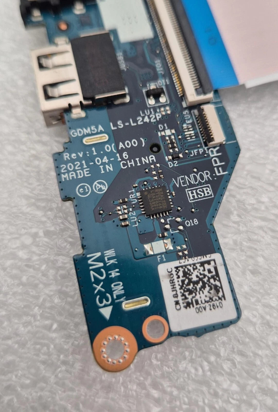 Dell Vostro 3510 GDM50 LA-L241P Laptop i5 Motherboard & GDM5A LS-L242P USB SD IO