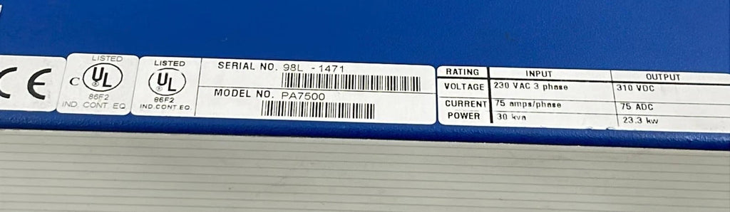 Kollmorgen PA7500 Servostar industrial servo power supply module