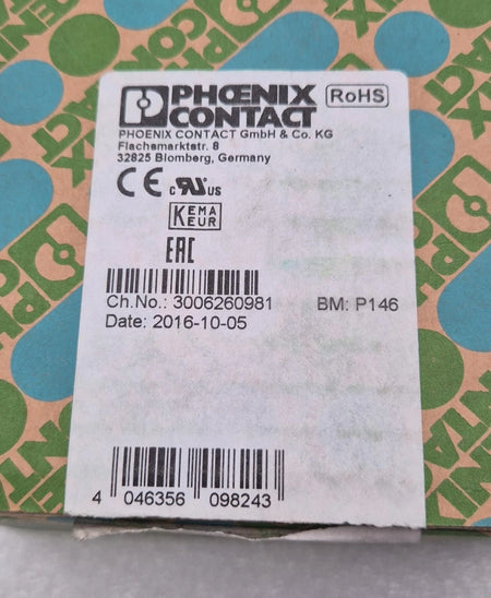Phoenix Contact FLASHTRAB COMPACT label detail
