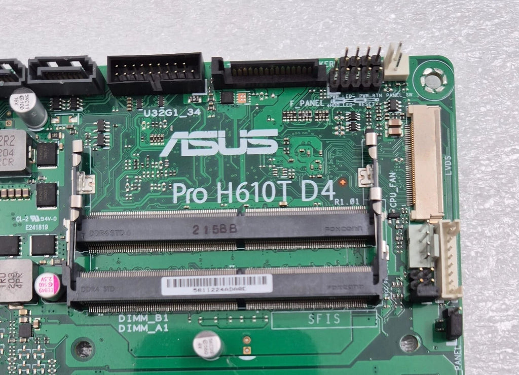 ASUS Pro H610T D4-CSM LGA 1700 Mini ITX DDR4 Intel Motherboard