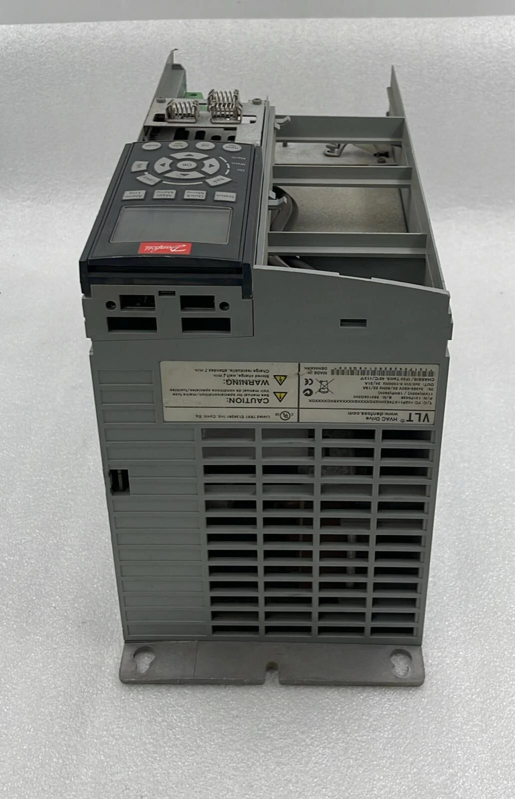 Danfoss VLT HVAC Drive FC-102P11KT4E20H2XGXXXXSXXXXAXBXCXXXXDX 131F0426 **AS IS