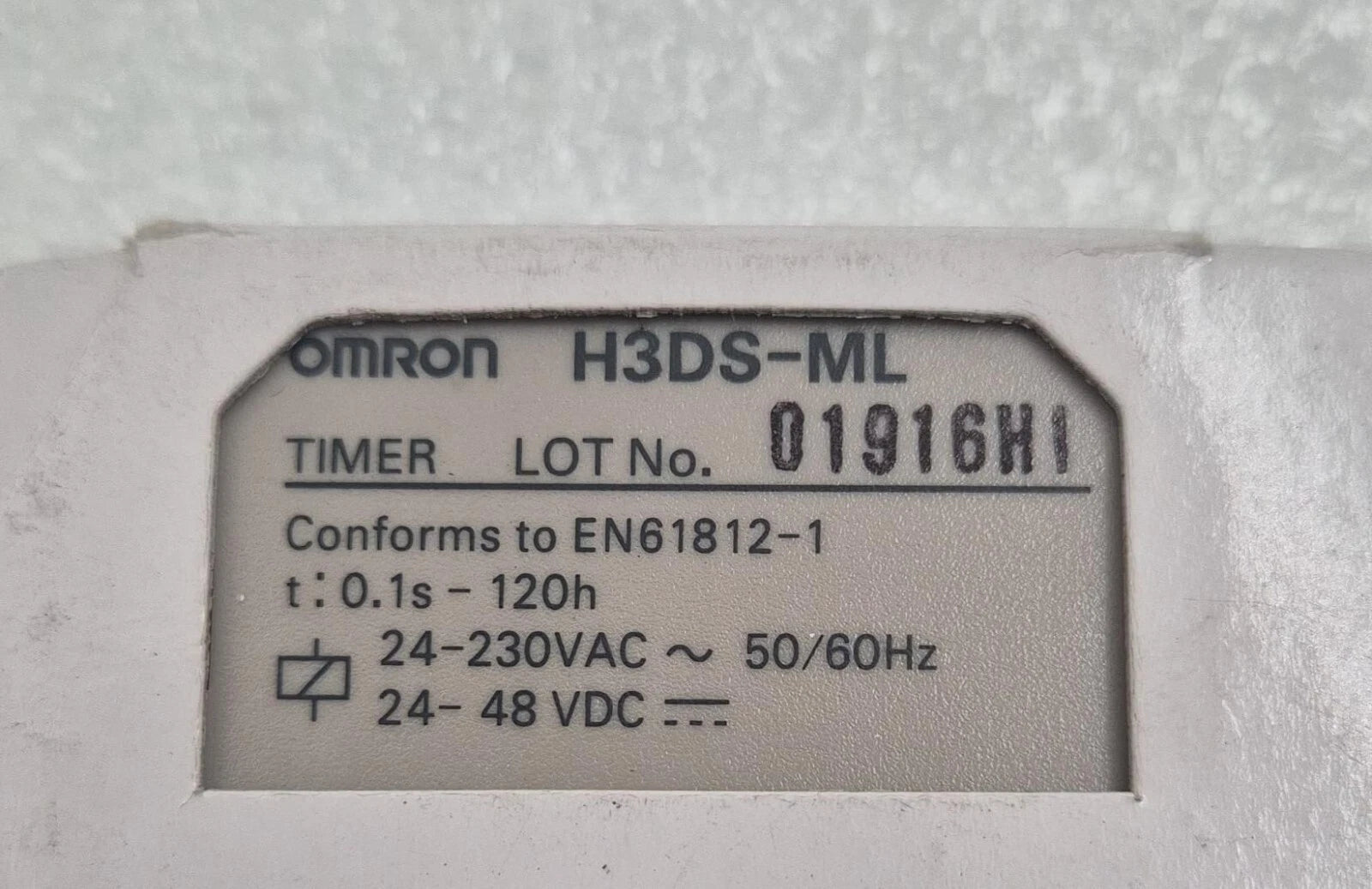 [LOT 3] NEW - OMRON H3DS-ML Timing Relay 0.1s-120h Solid-state Timer 24-48VDC