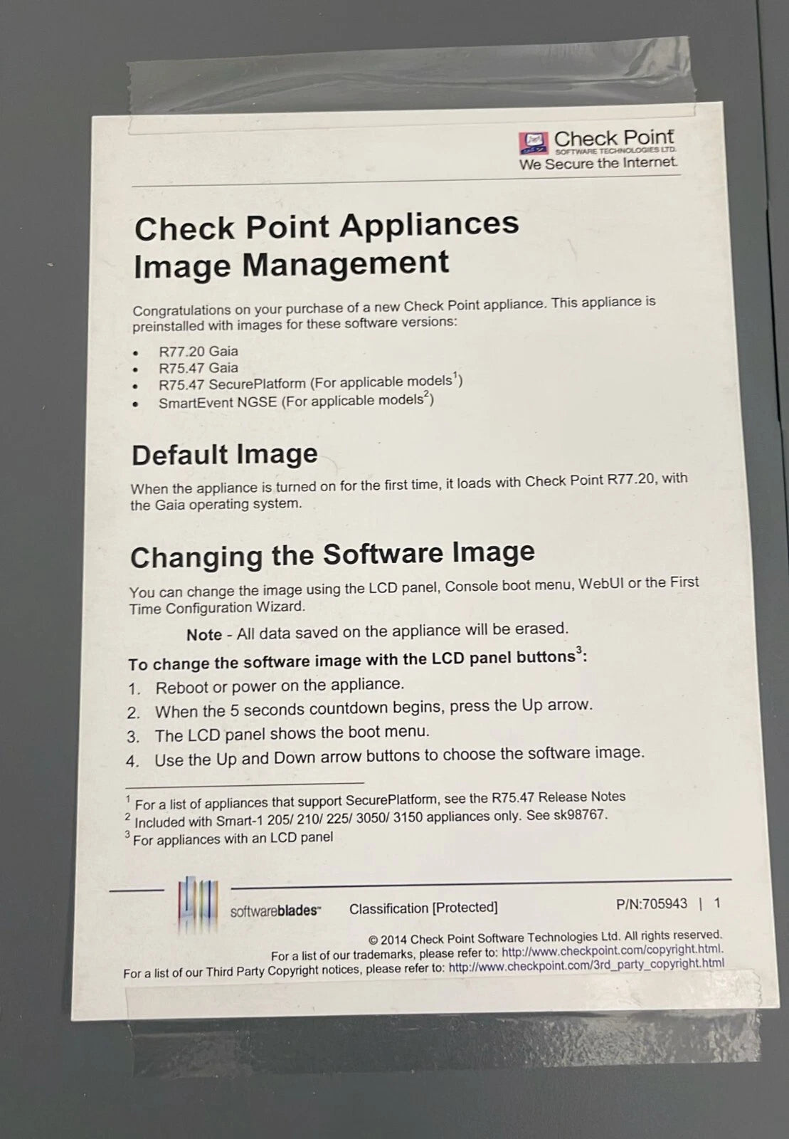 Check Point ST-50 Smart-1 3050 Firewall Security Appliance VPN W/ 32GB RAM
