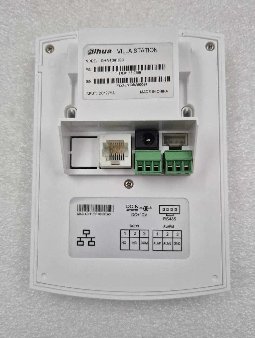 **NEW** DAHUA VILLA STATION DH-VTO6100C Door Intercom Camera