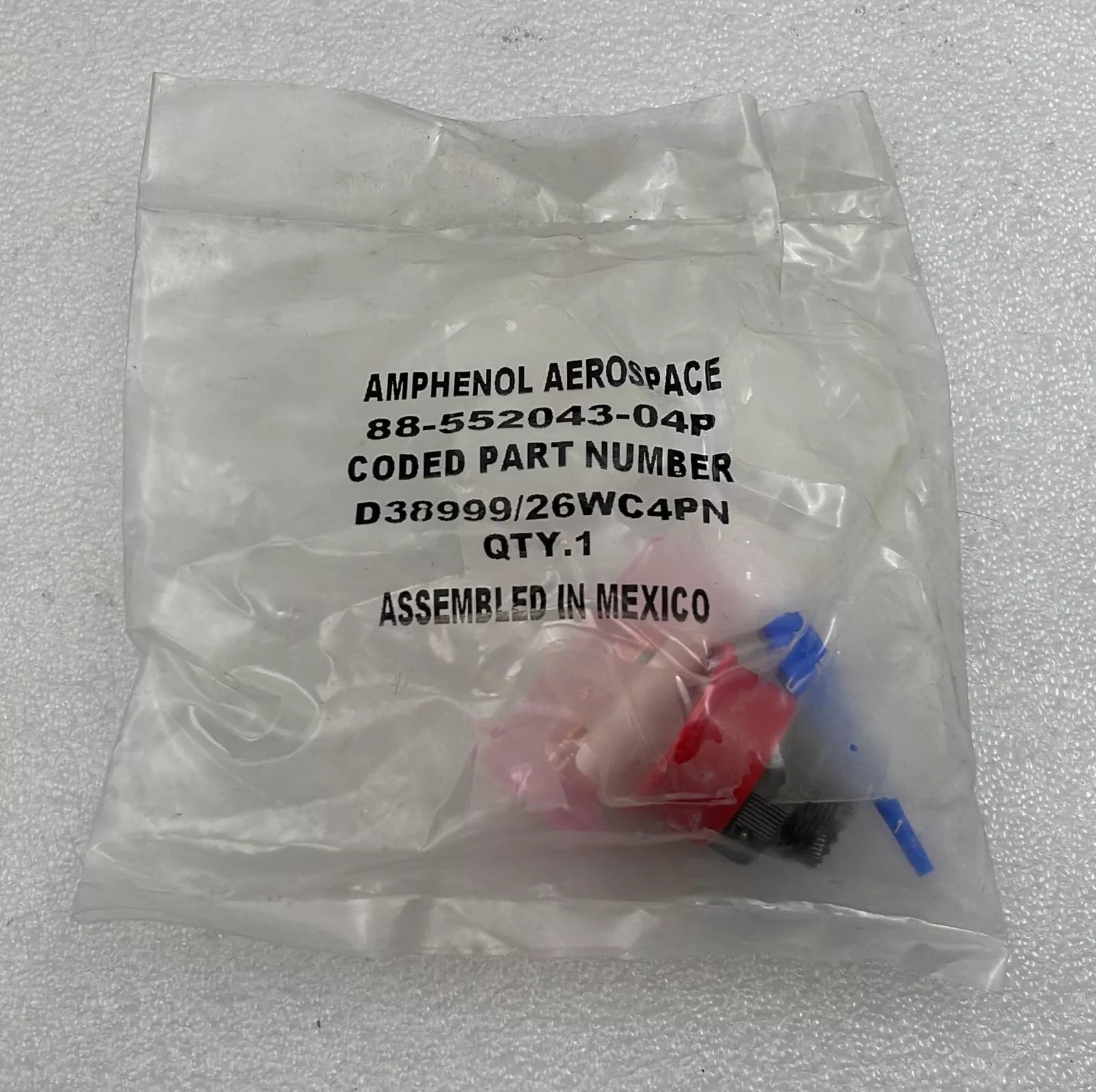 [LOT 7 PCS] Amphenol D38999/26WC4PN Circular MIL Spec Connector