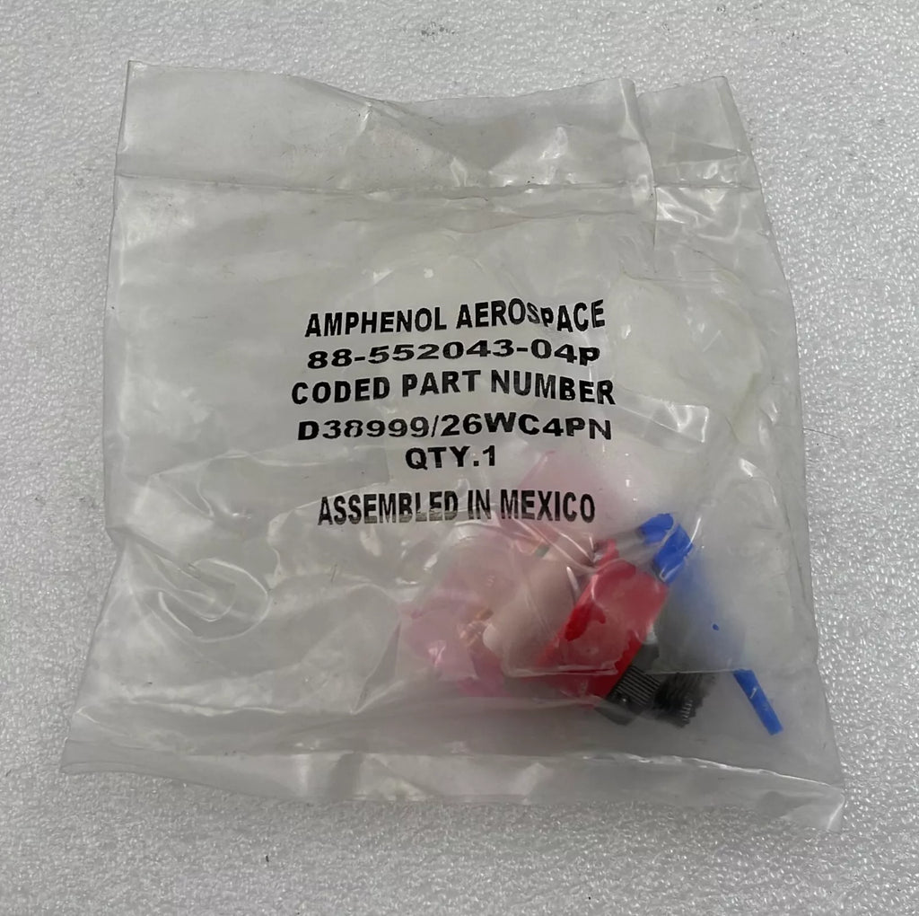 [LOT 7 PCS] Amphenol D38999/26WC4PN Circular MIL Spec Connector