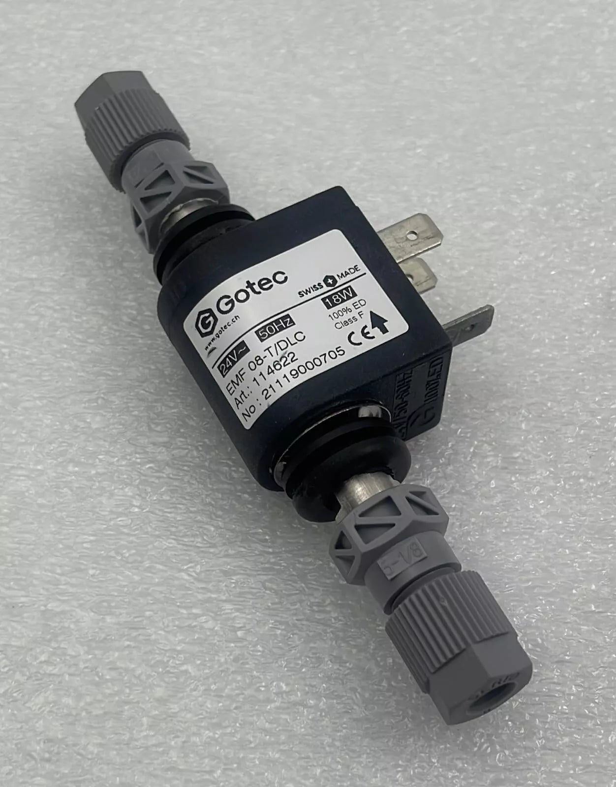 Gotec EMF 08-T/DLC 114622 Solenoid 24V 18W Electromagnetic Pump Glass Printing
