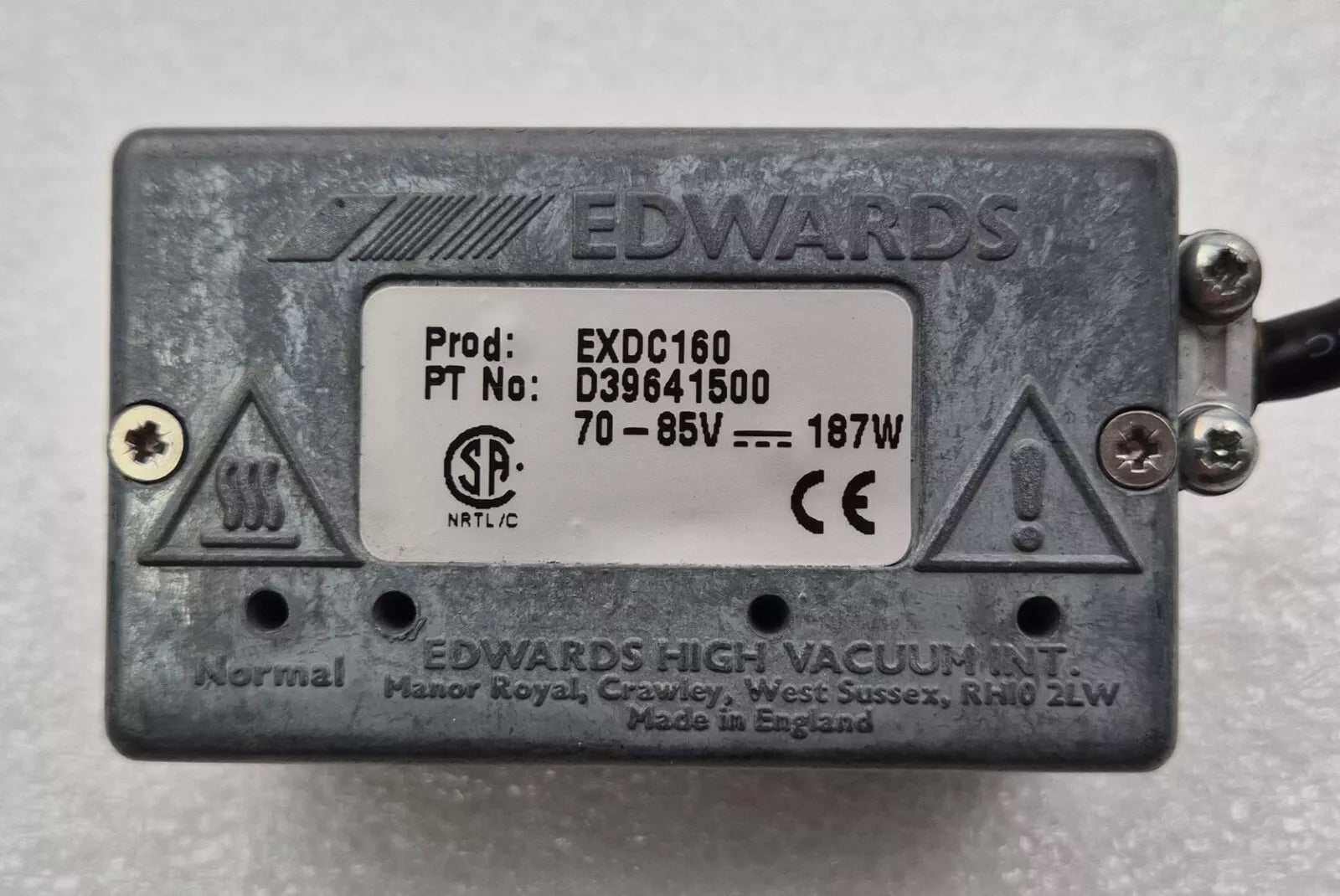 EDWARDS EXDC160 D39641500 Turbo Pump Controller 70-85V 187W for Agilent 1100
