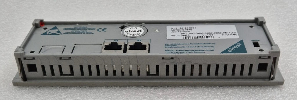Elrest ASYS HMI AOP T70 24121.0004 V1.1/03 ASYS/AOPT70 Visio Terminal