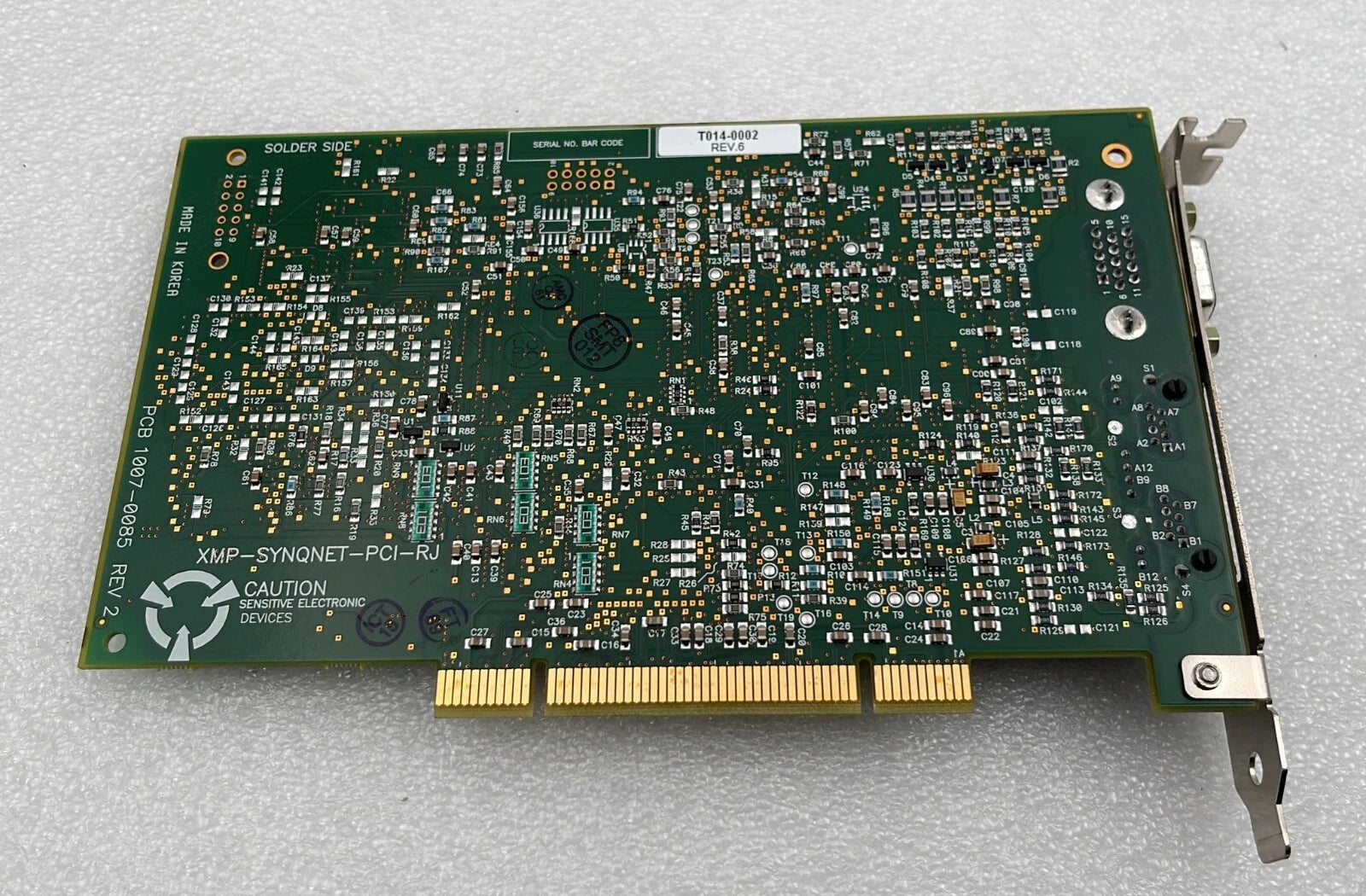 Danaher Motion MEI T014-0002 Contro Board XMP-SYNQNET-PCI-RJ PCB 1007-0085