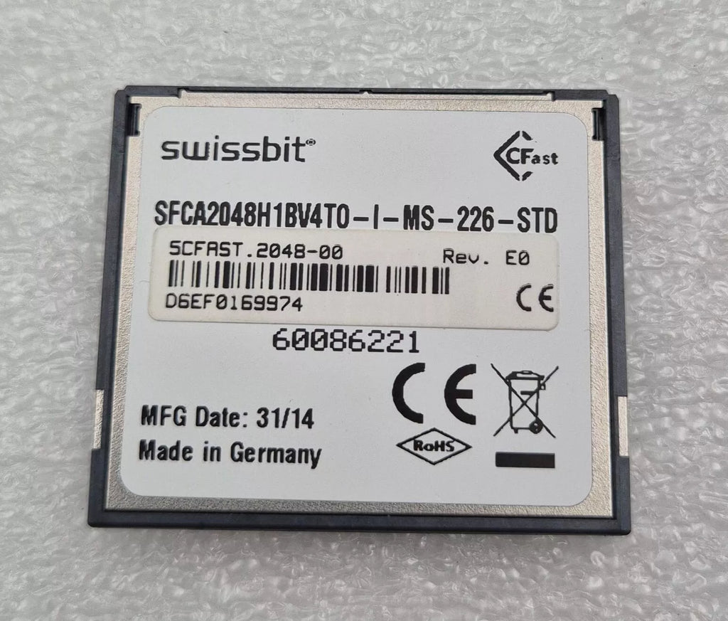 NEW - swissbit 2GB Industrial CFast Card storage 5CFAST.2048-00 SFCA2048H1BV4TO
