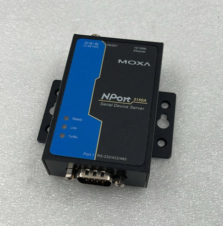 MOXA NPort 5150A-T top label view