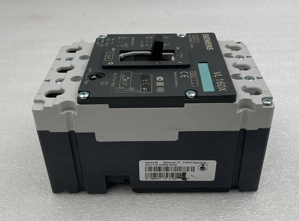 Siemens VL160X Circuit Breaker 3VL1710-1DD33-0AA0