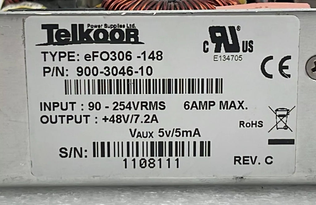Telkoor eFO306-148 900-3046-10 Power Supply 900-3146-0000