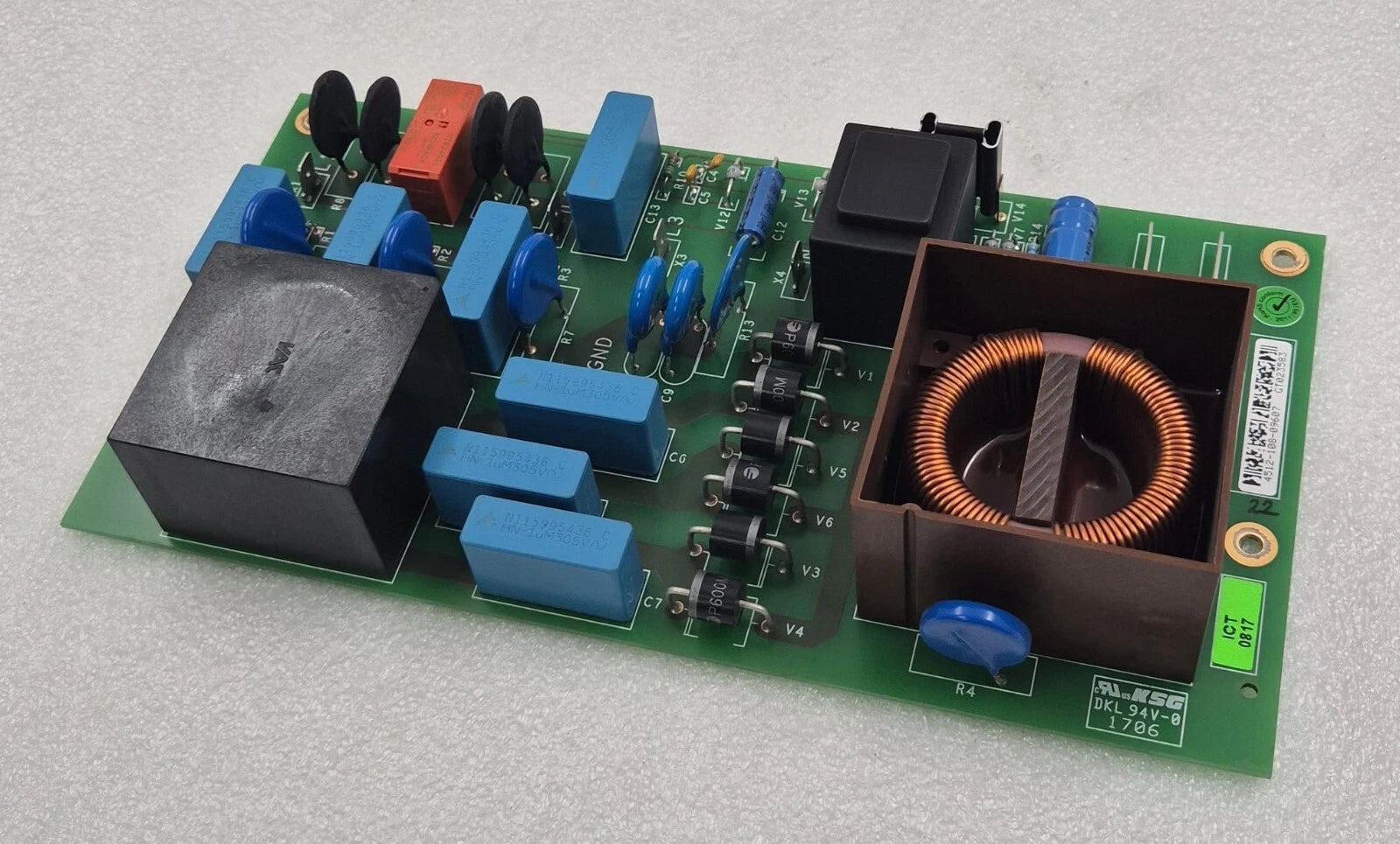 Philips Bucky Diagnost Rotor Control Board 4512-108-09607 PCB 4512 208 09606