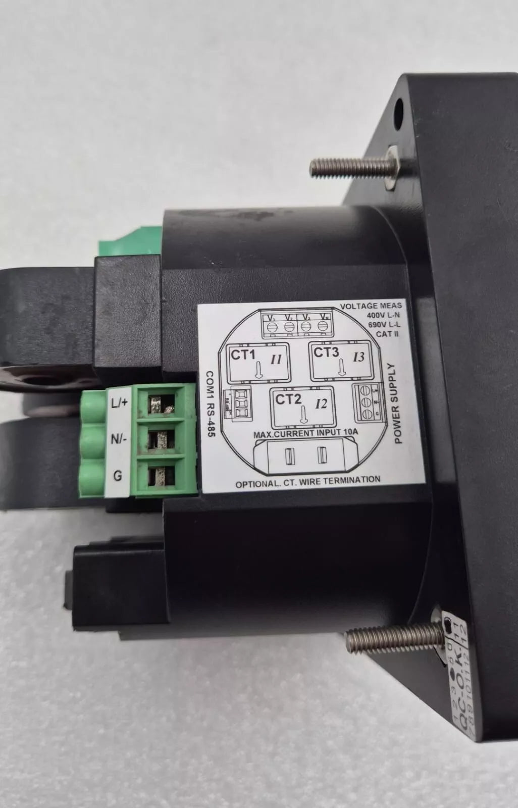 SATEC PM130EH PLUS multifunction power meter panel-mounted electrical monitoring device