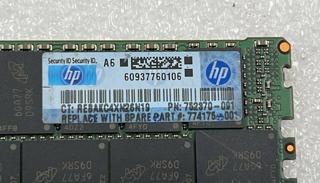 [LOT 8 PCS] MICRON 32GB 2RX4 PC4-2400T MTA36ASF4G72PZ-2G1A1II HP 752370-091