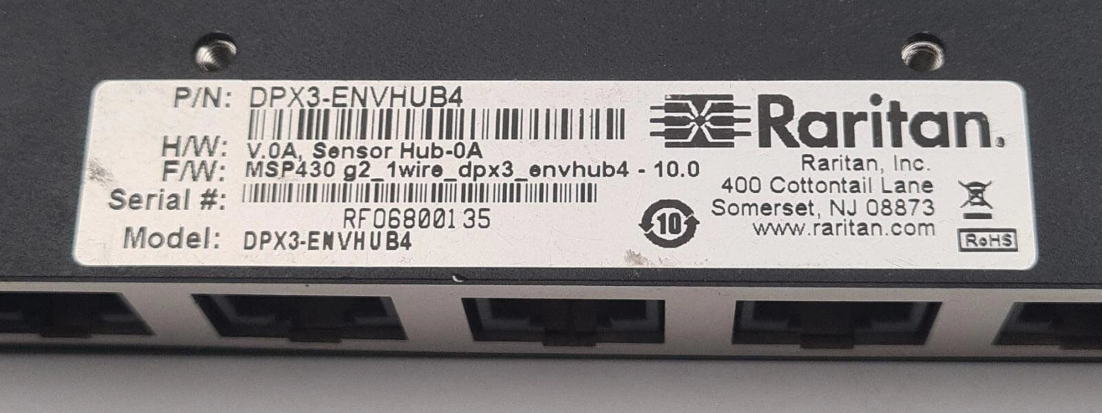 Raritan DPX3-ENVHUB4 MSP430 4-Port Hub for sensor