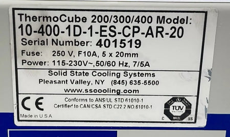 ThermoCube 10-400-1D-1-ES-CP-AR-20 solid state cooling system module