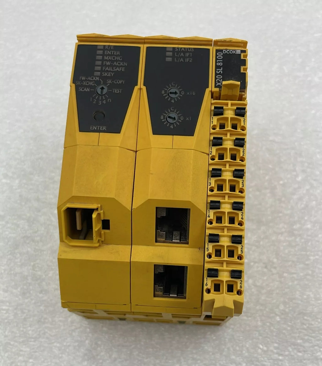 B&R Automation Ethernet POWERLINK X20 SL 8100 SafeLOGIC controller