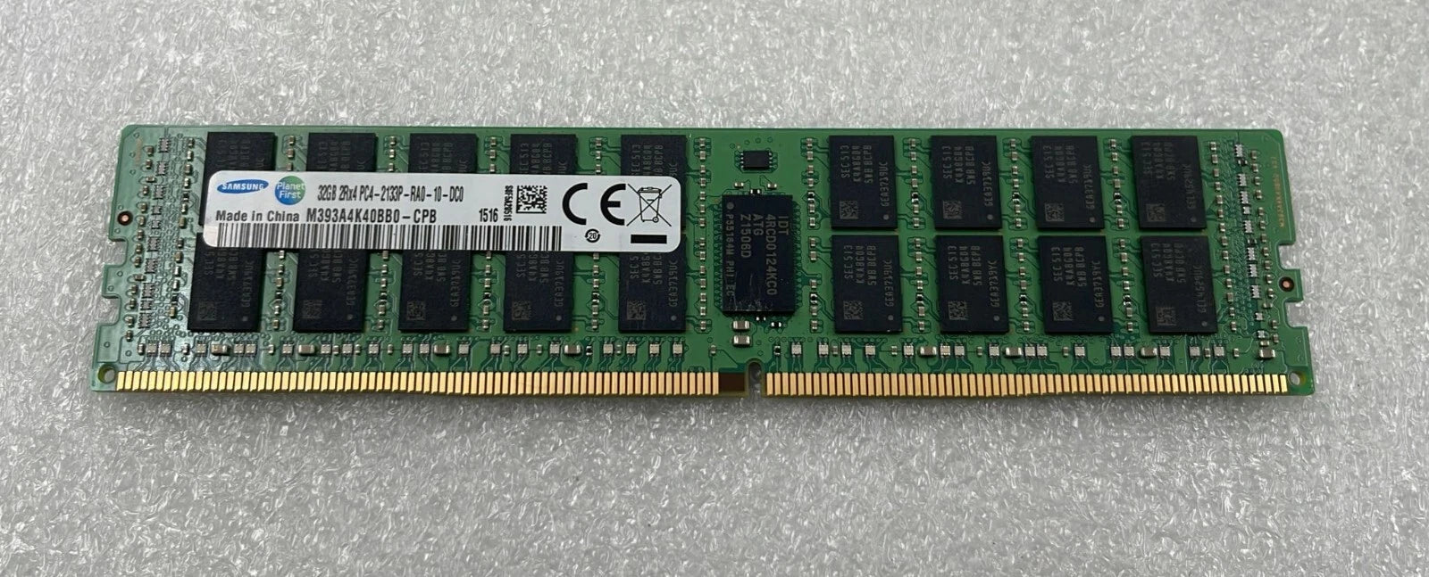 [LOT 2] Samsung 32GB 2Rx4 PC4-2133P M393A4K40BB0-CPB DDR4 Server Memory RAM