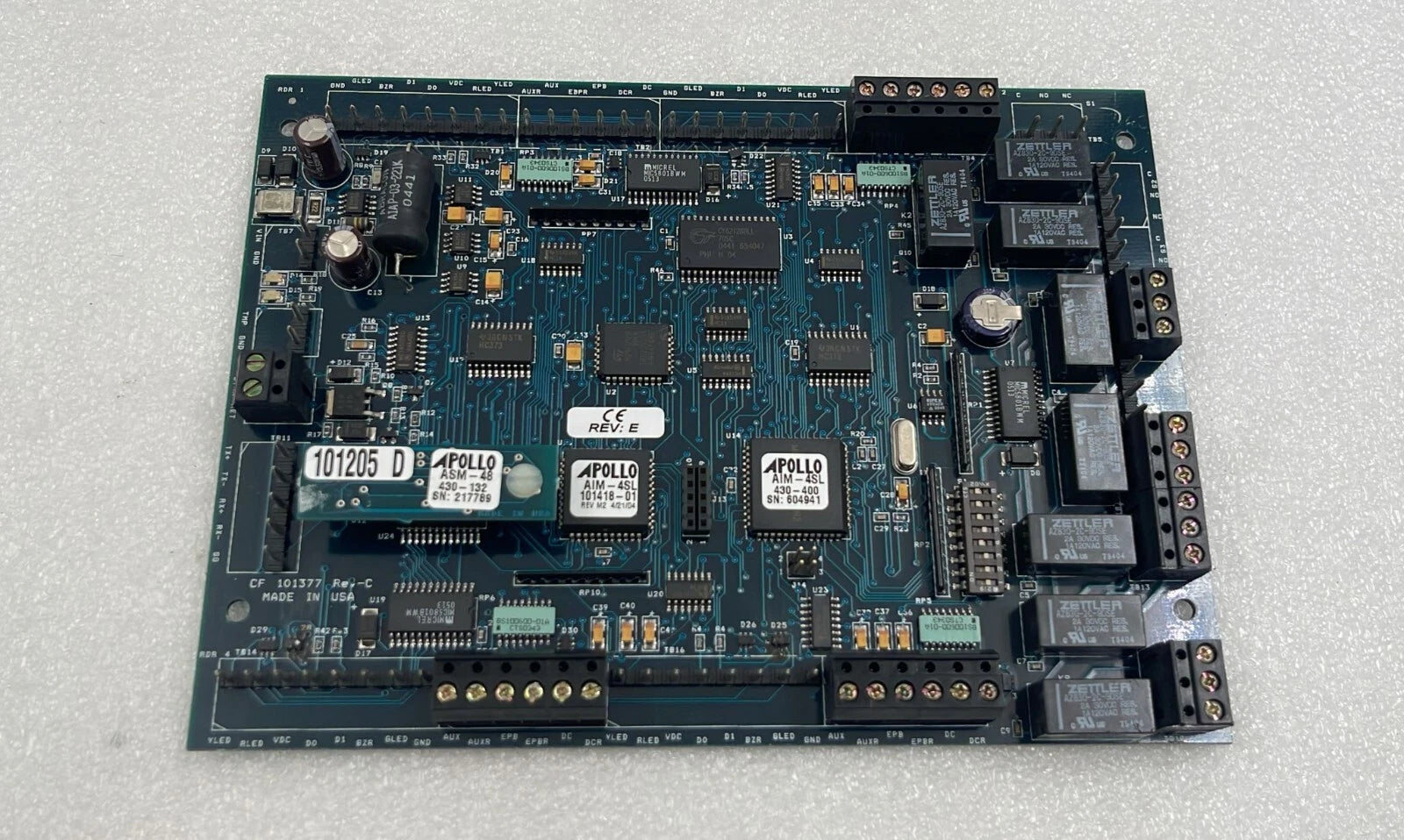 APOLLO AIM-4SL REV: E Downloadable Reader Interface W/ APOLLO ASM-48