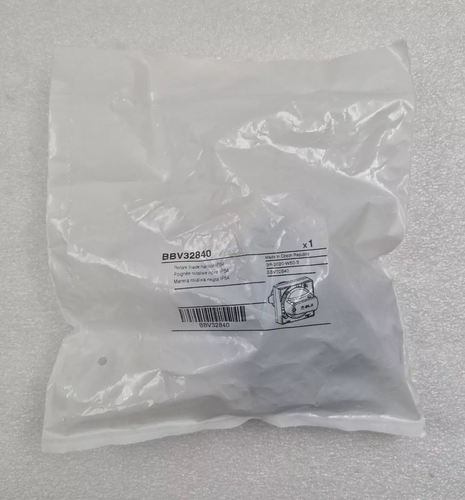 *NEW* Schneider GV3APN01 Circuit Breaker Rotary Handle Kit Black Handle GV3P/L