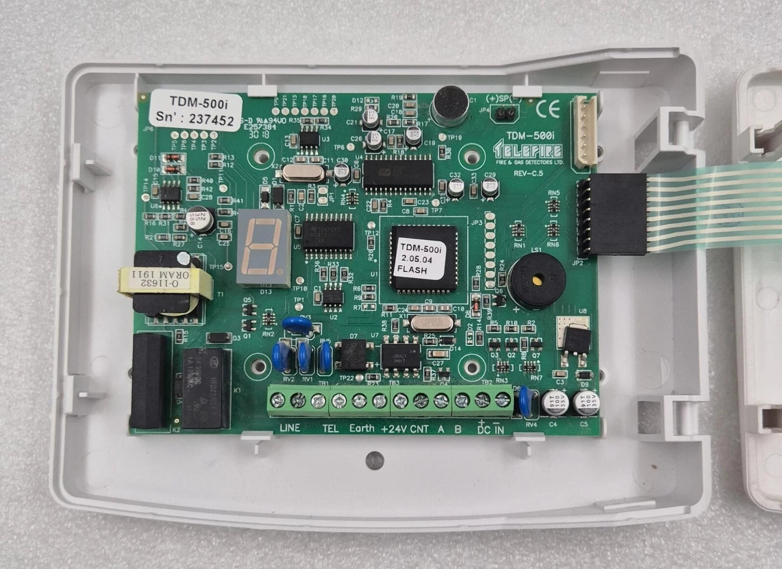 TELEFIRE TDM-500iN INTELLIGENT DIALER W/ TDM-500i Board For Fire Alarm