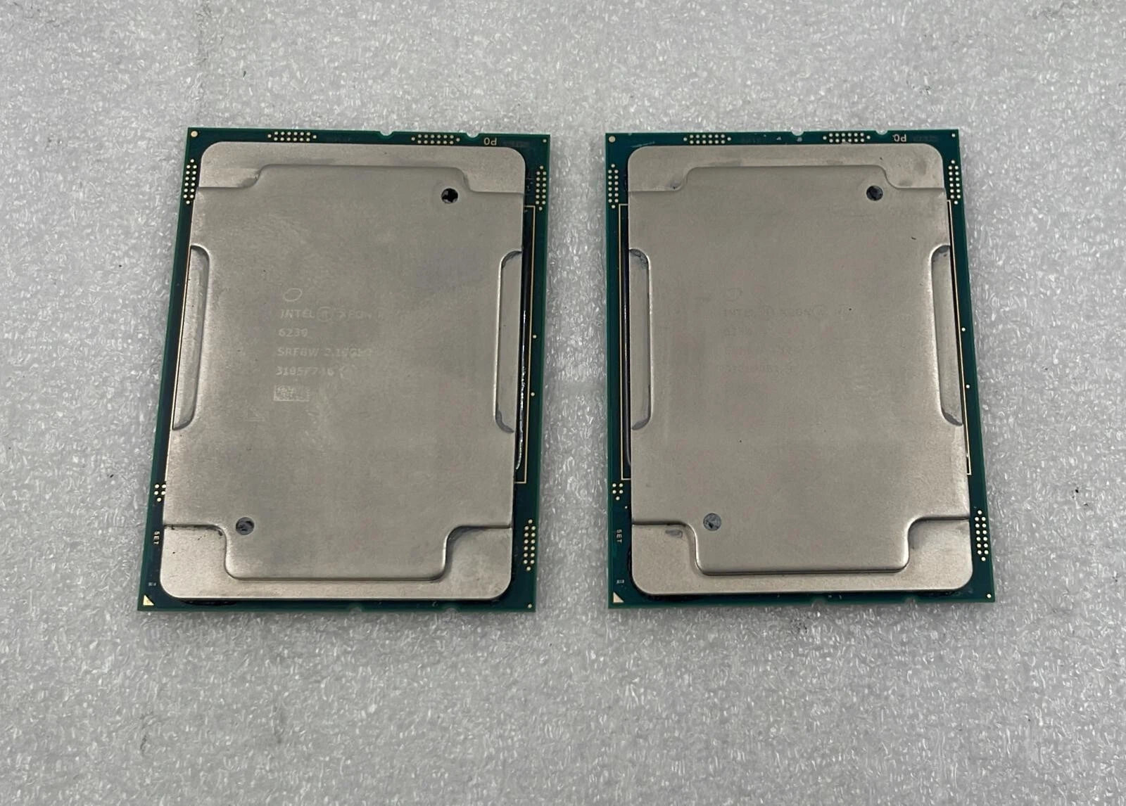 [LOT 2 PCS] Intel Xeon Gold 6230 SRF8W 2.10GHz 20-Core Server CPU Processor