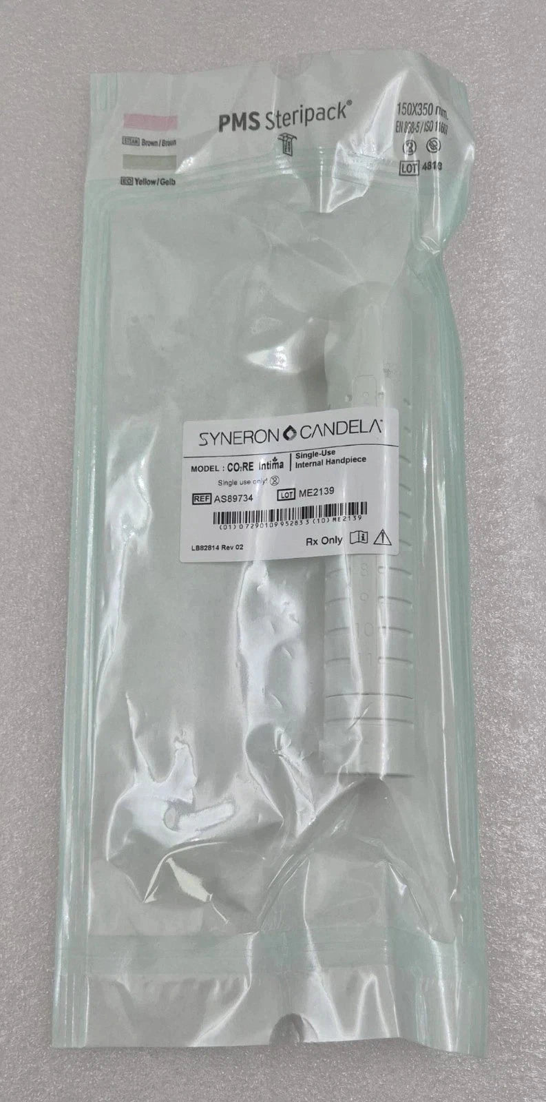 5 PACK- SYNERON CANDELA CO2RE Intima Internal Handpiece KT76616 Sterile Disposable AS89734