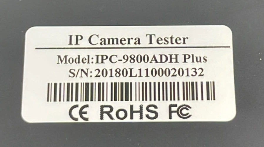 IPC Tester IPC-9800ADH Plus IP Camera Tester **AS IS