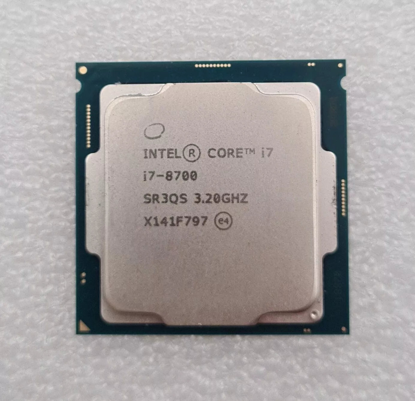INTEL CORE i7 i7-8700 SR3QS 3.20GHZ 6-Core Socket LGA 1151 CPU Processor