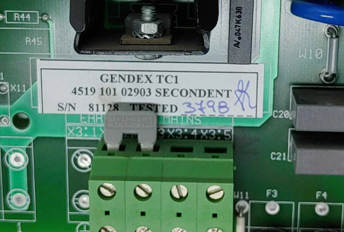PCB FOR GENDEX SECONDENT TC1 4519 101 02903 Dental X-ray Machine 4519 101 02211