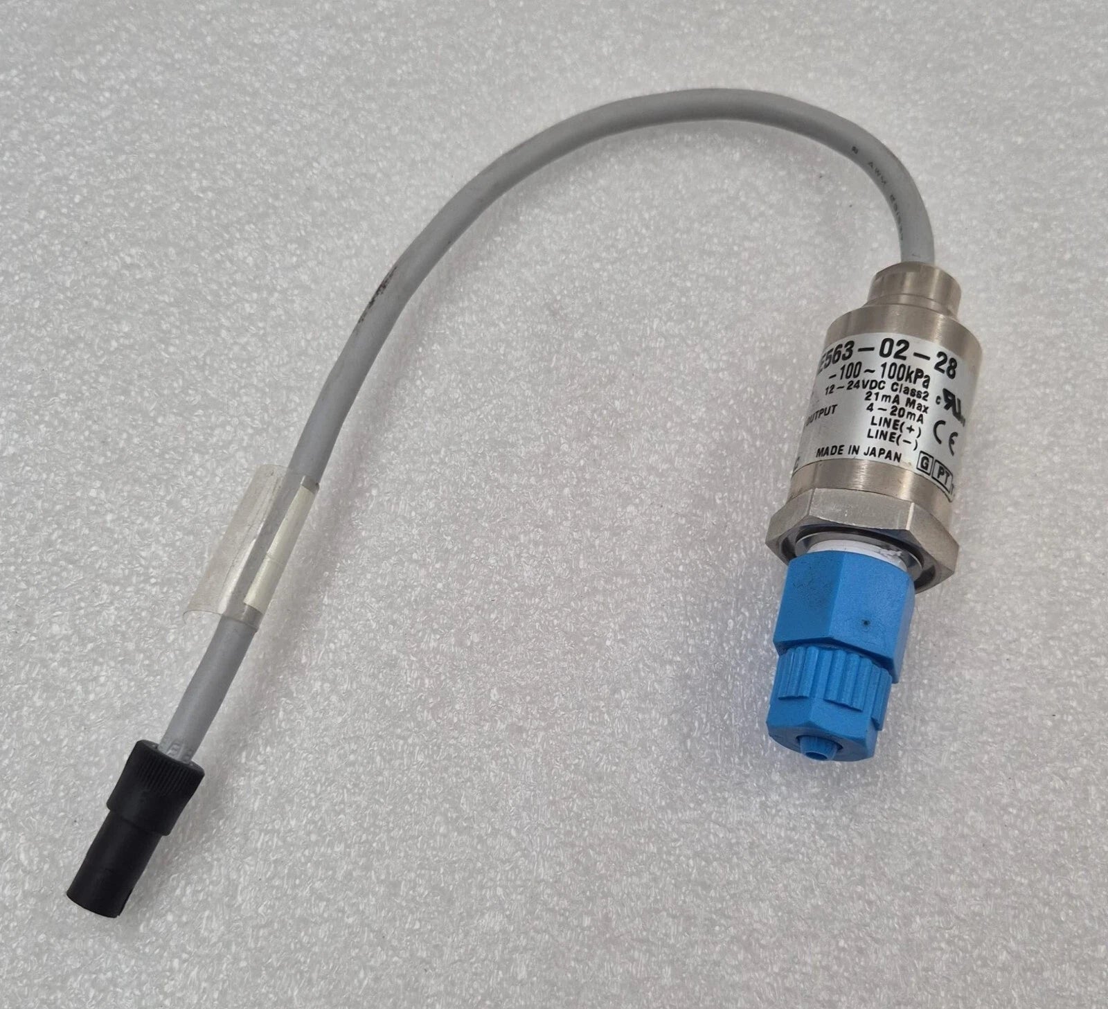 SMC PSE563-02-28 Pressure Sensor 12-24VDC