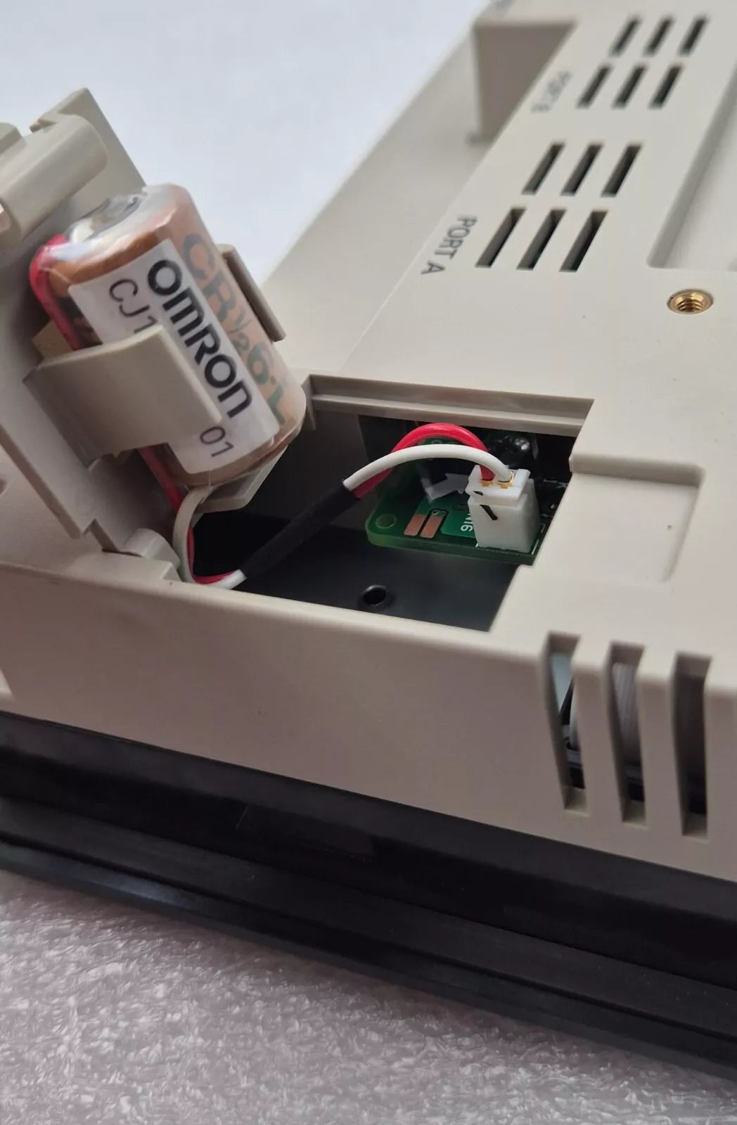 OMRON NS12-TS00B-V2 Interactive Display TFT Touch Screen HMI 24V Module *AS-IS*