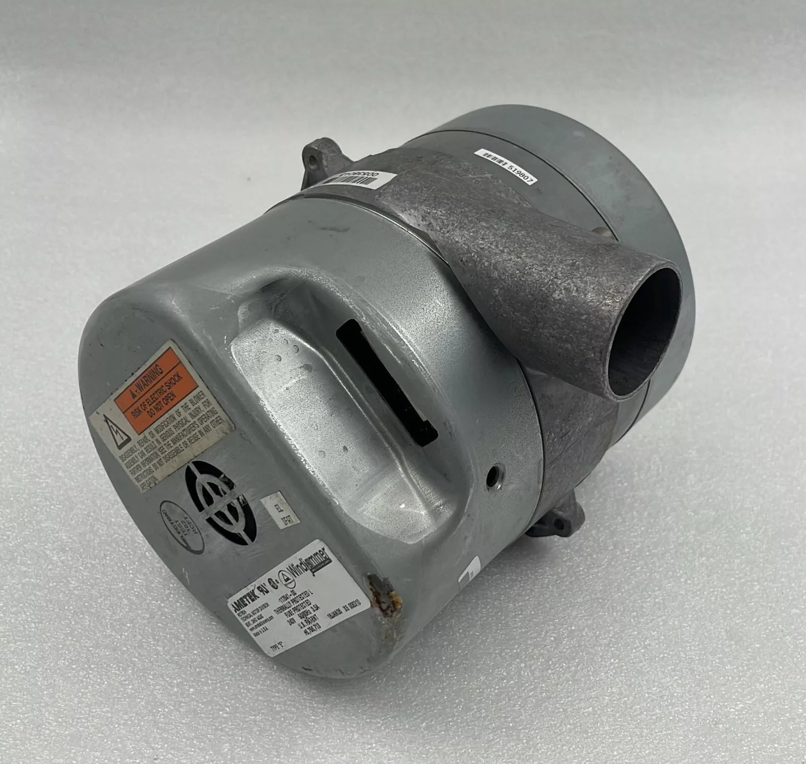 AMETEK Windjammer Brushless Blower 117641-00 Thermally Protected