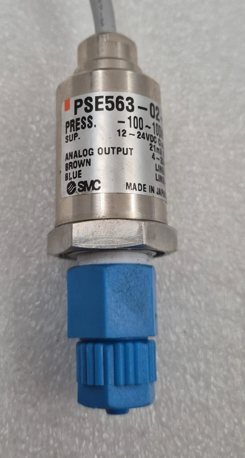 SMC PSE563-02-28 Pressure Sensor 12-24VDC
