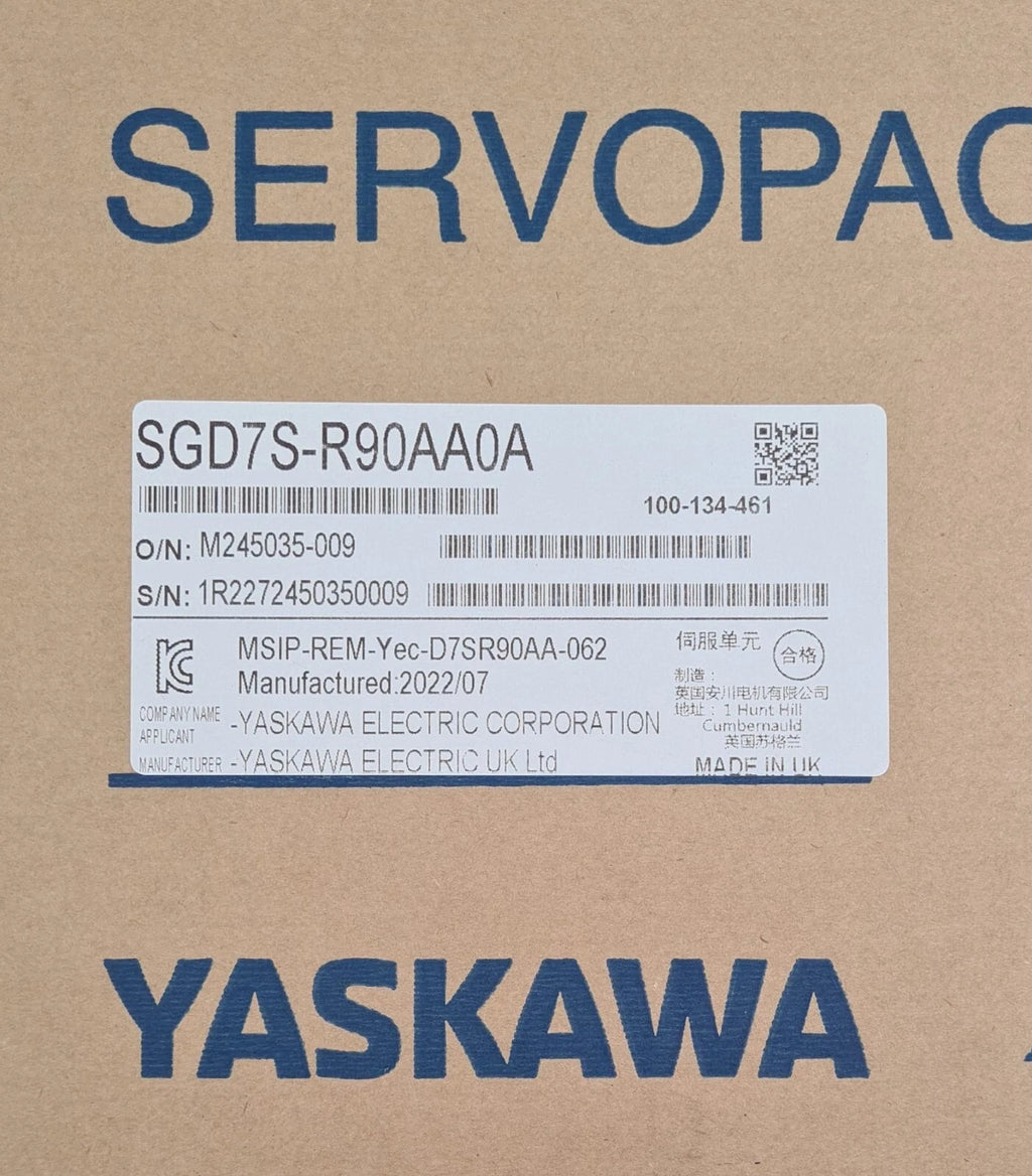 NEW - YASKAWA SERVOPACK SGD7S-R90AA0A Servo Driver 200V