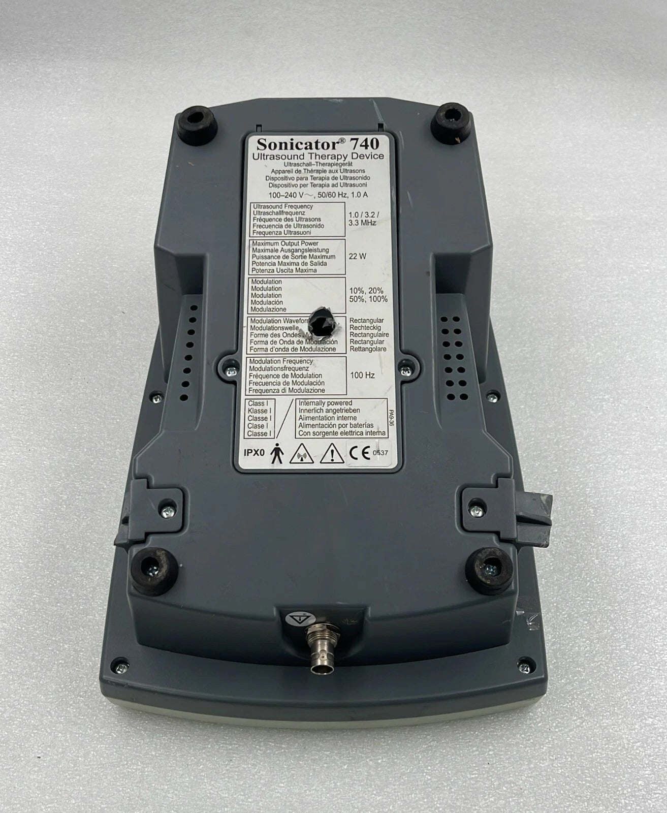 Sonicator 740 UltraSound Therapy Device **AS IS