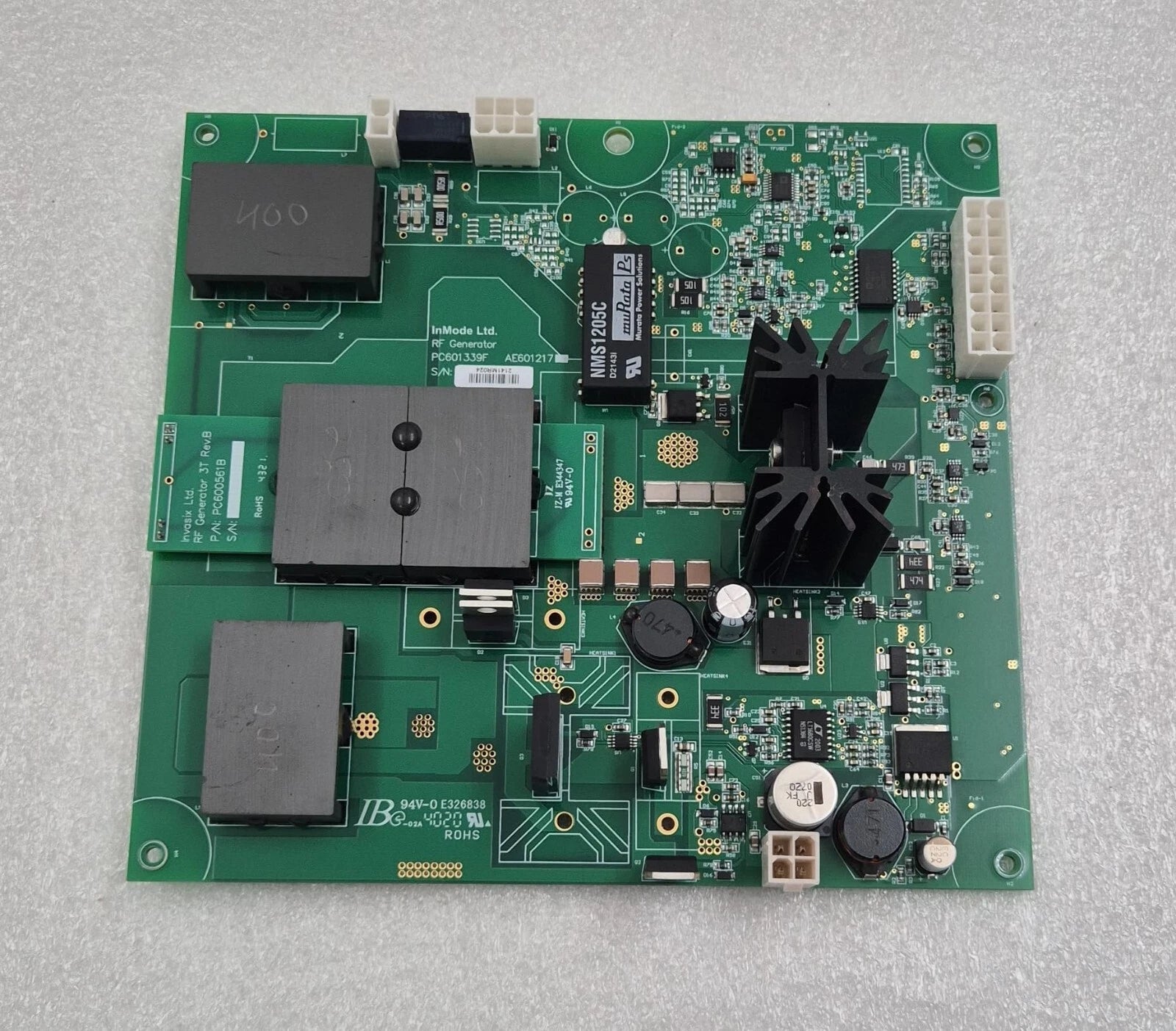 InMode RF Generator PC601339F AE601217 Board W/ Invasix PC600561B PCB Module
