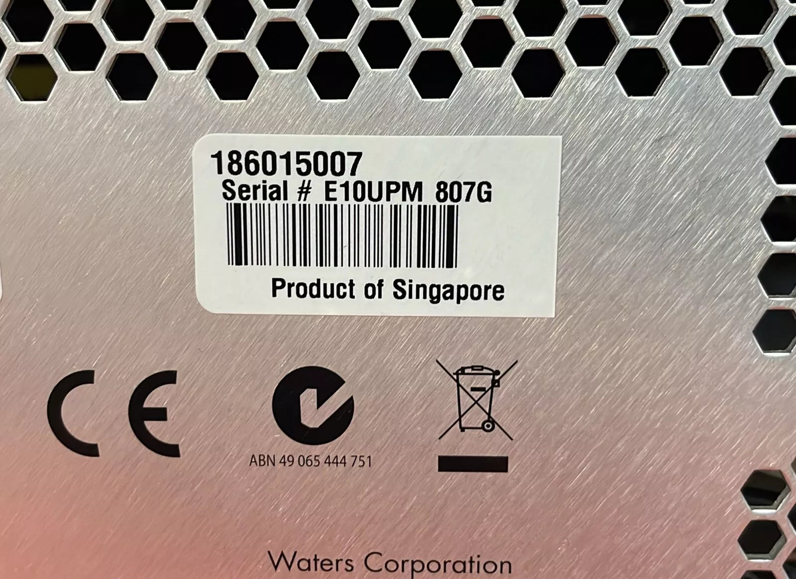 Waters Acquity UPLC Column Manager 186015007 **AS IS