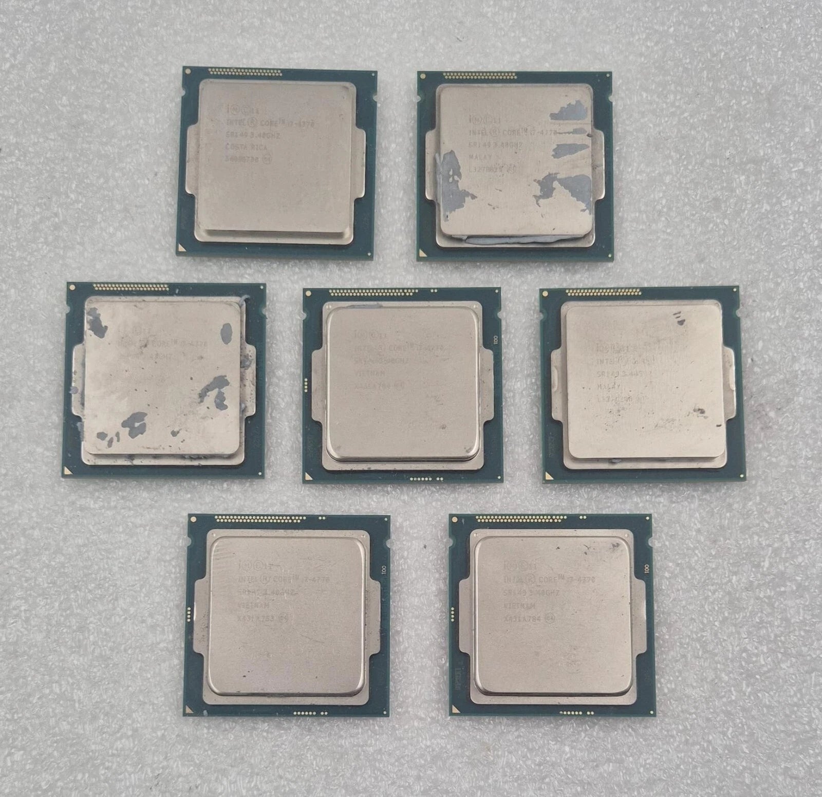 [LOT 7 PCS] INTEL CORE i7 i7-4770 SR149 3.40GHZ CPU Processor