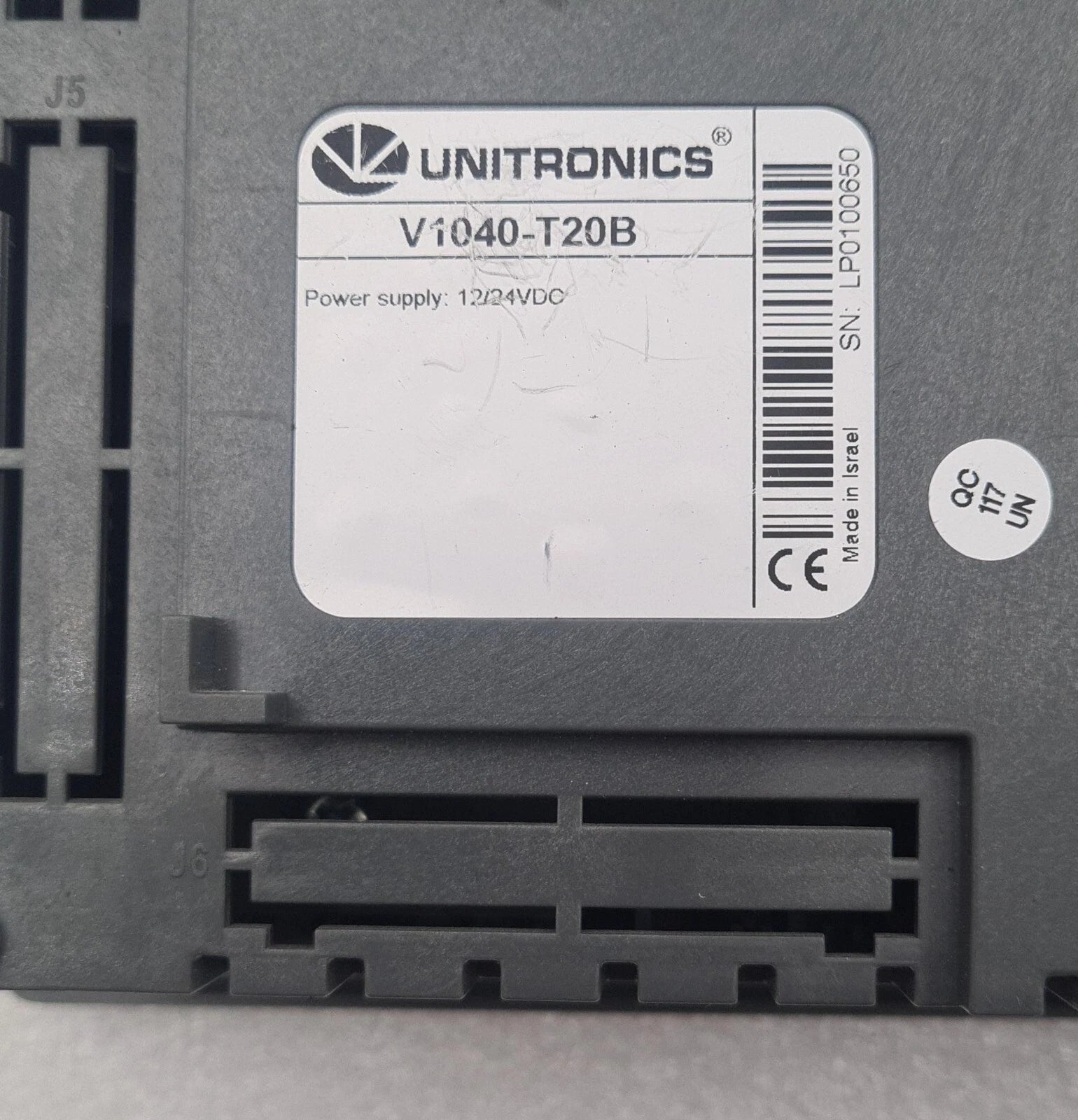 UNITRONICS V1040-T20B Vision 10.4" Touch Screen OPLC HMI Controller