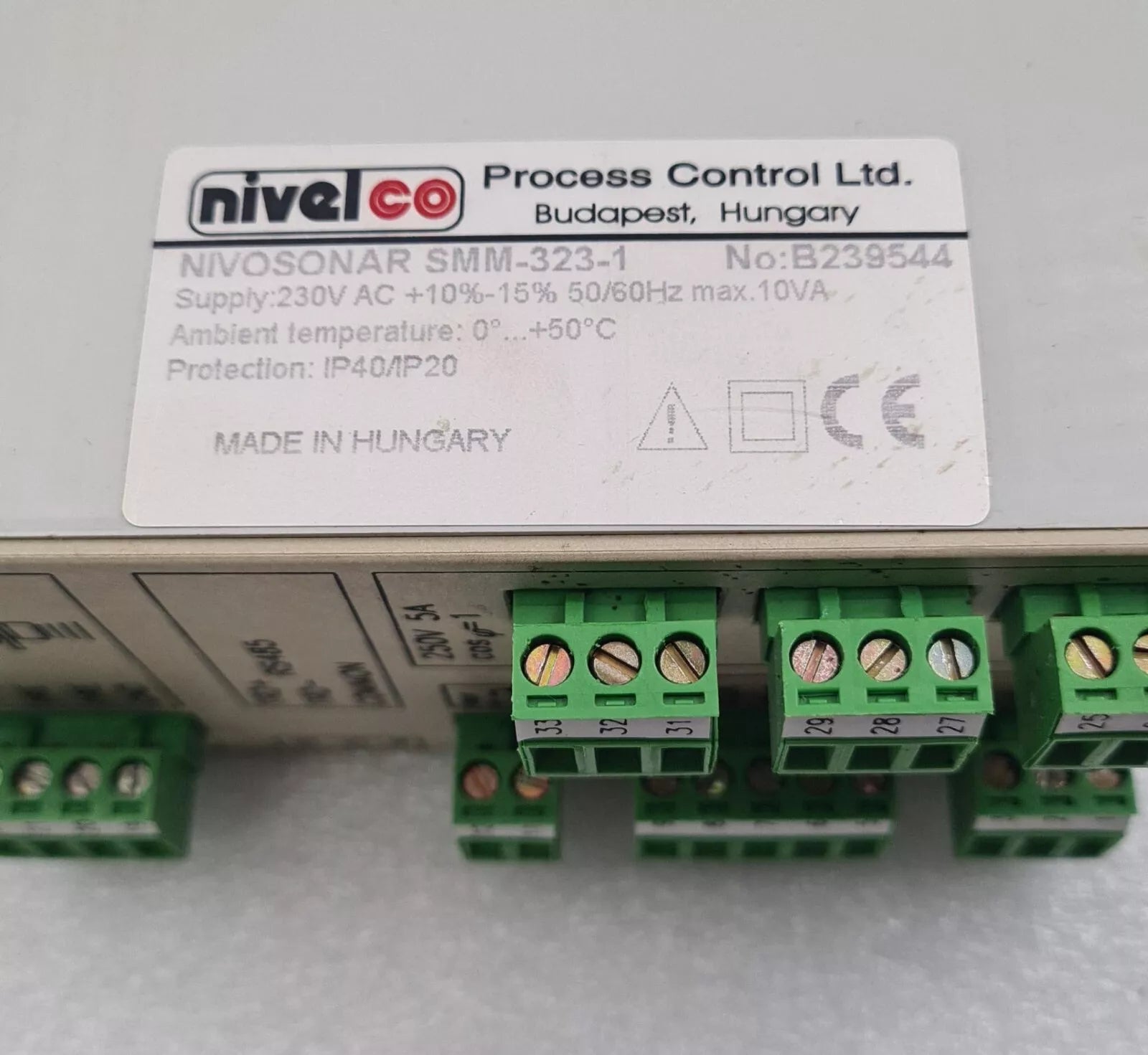 NEW - NIVELCO Process Control NIVOSONAR 300 SMM-323-1 NIVO SONAR 230V AC