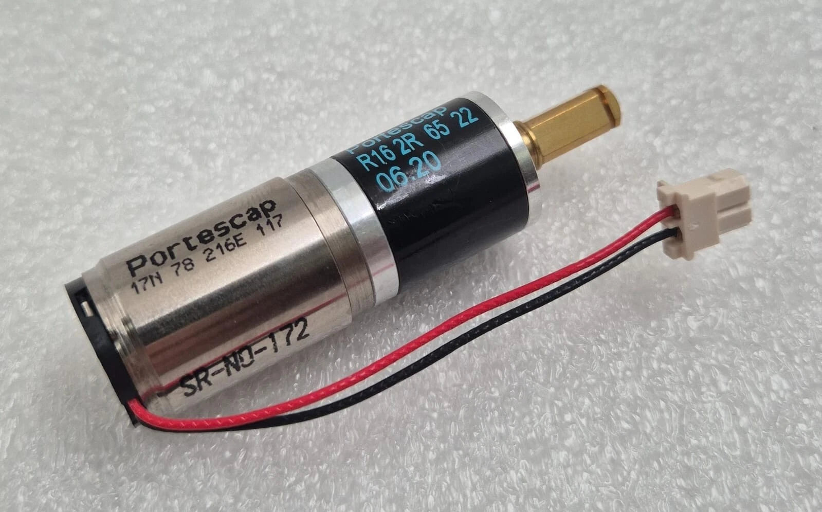 PORTESCAP 17N 78 216E 117 Miniature Motor R16 2R 65 22 06.20 Gearbox **NEW**