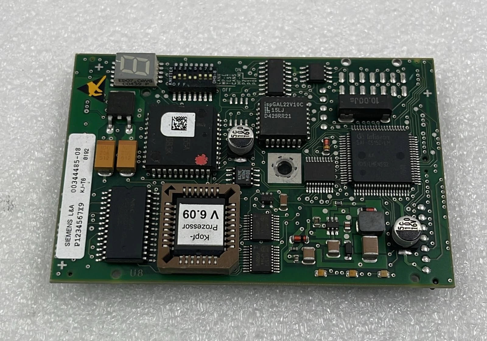 Siemens A&D 00344485-08 Processor Board